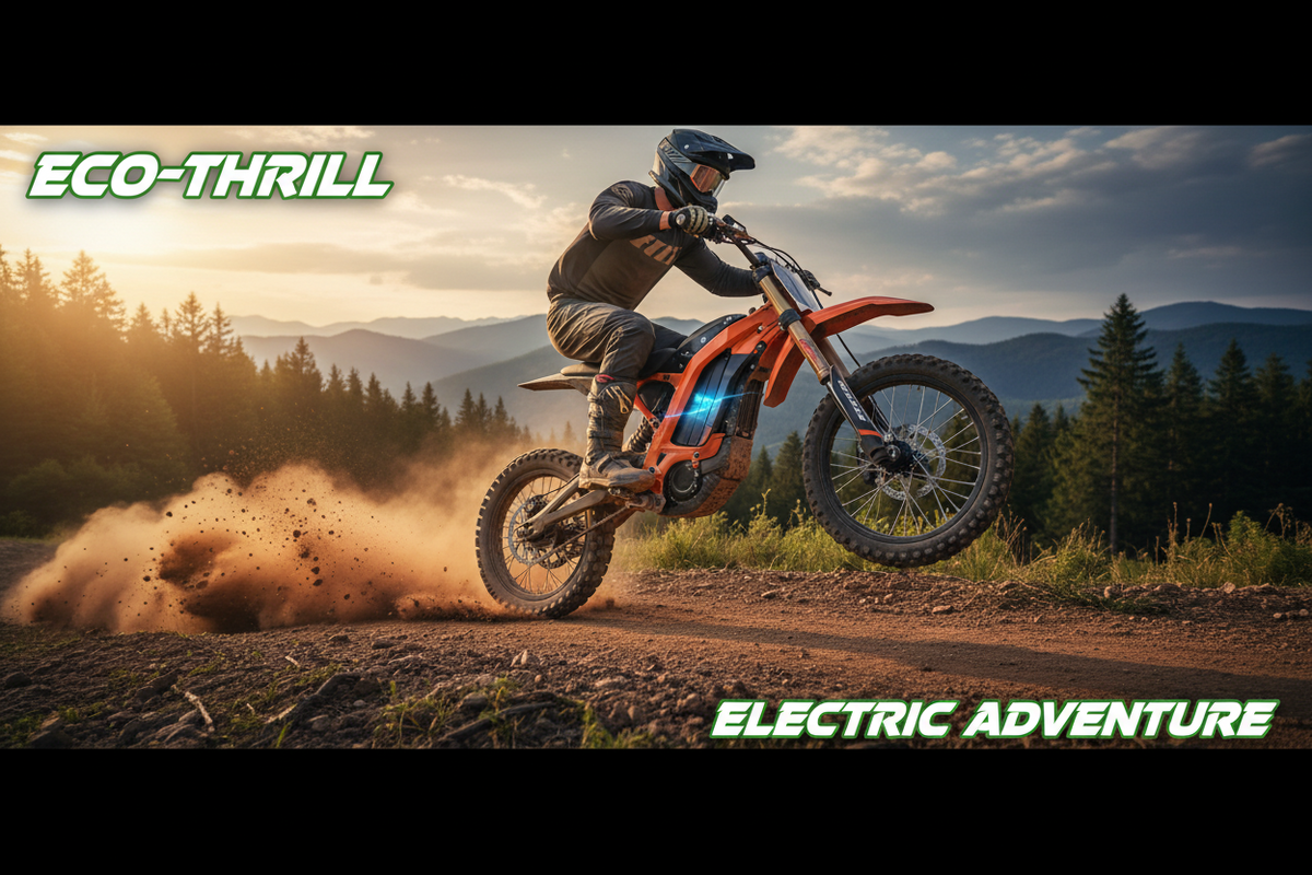 Electric Dirt Bike With Pedals