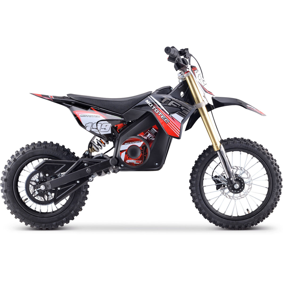 MotoTec Pro 48V/13Ah 1800W Off-Road Electric Dirt Bike