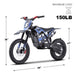 MotoTec Pro 60V/15.6Ah 2000W Off-Road Electric Dirt Bike (HP115E)