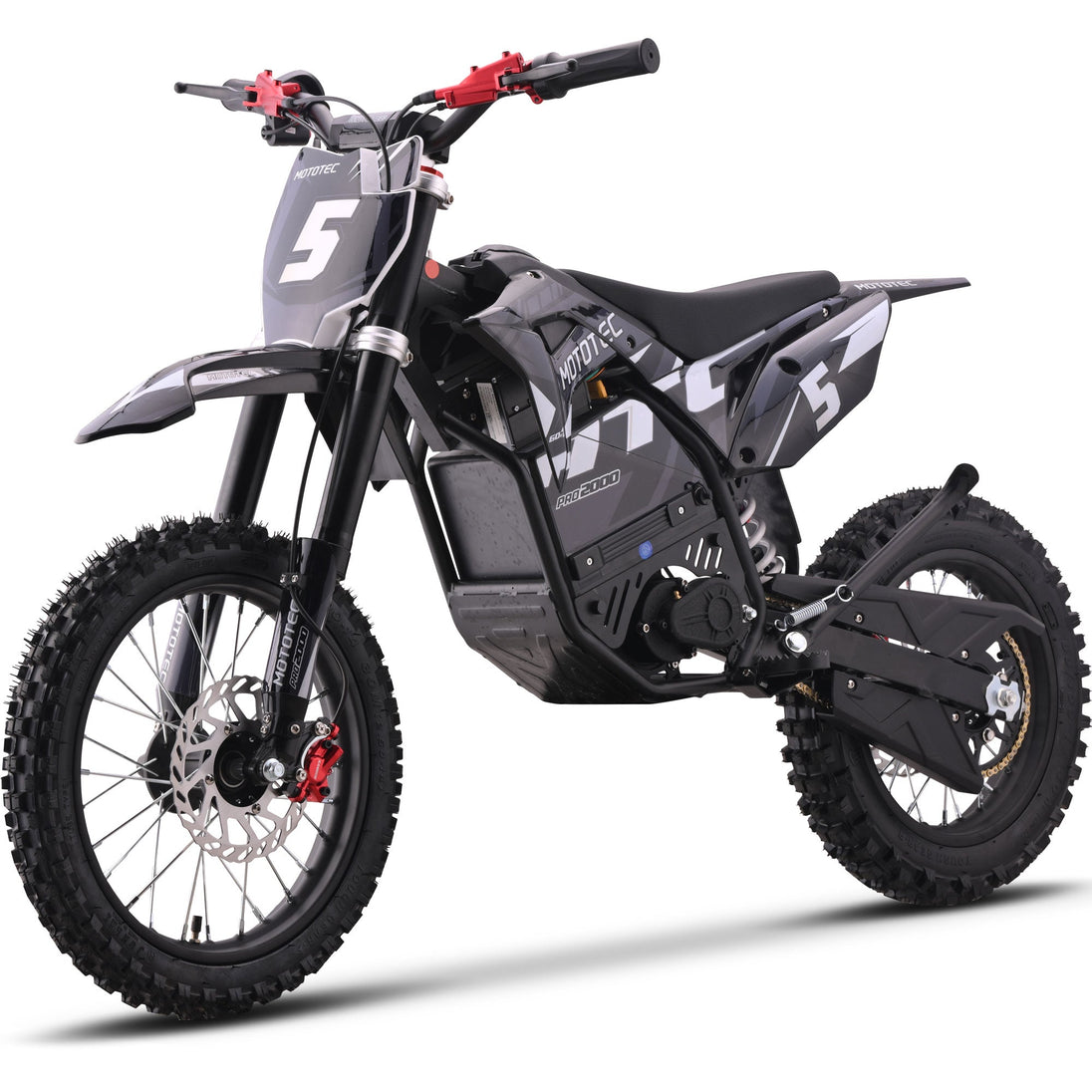 MotoTec Pro 60V/15.6Ah 2000W Off-Road Electric Dirt Bike