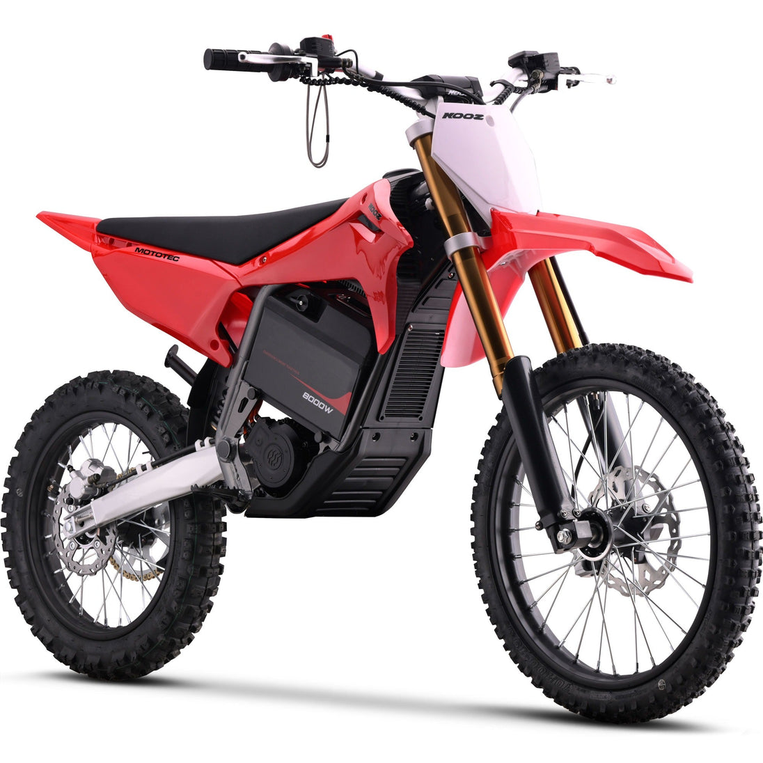 MotoTec Pro 72V/35Ah 8000W 19/16 Off-Road Electric Dirt Bike