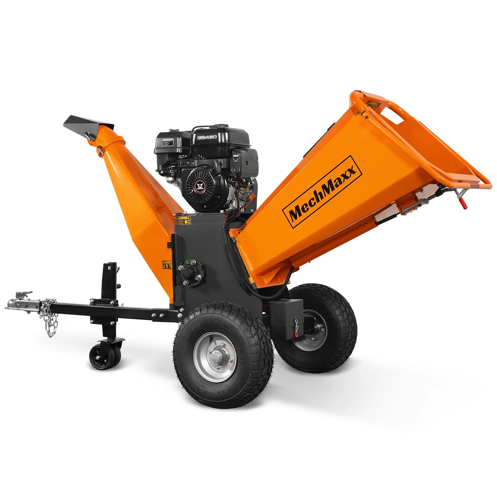 MechMaxx 6 inch E-start ZONSEN 459cc 15hp Gasoline Engine Powered Drum Wood Chipper ,  P4206